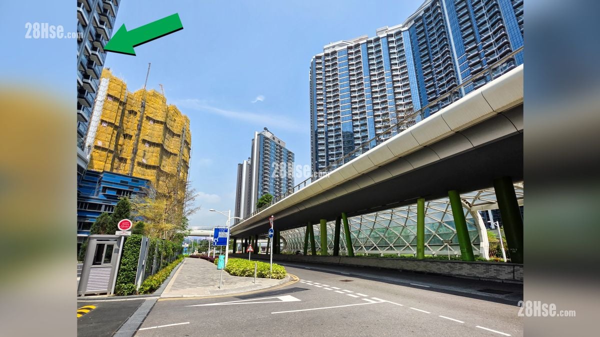 维港湾畔 2B期 屋苑设施环境 项目 (绿色箭嘴部分) 外承丰道景观