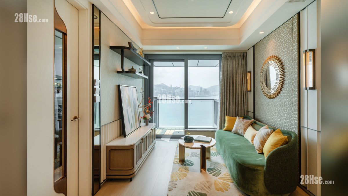 维港湾畔 2B期 示范单位 客厅部分