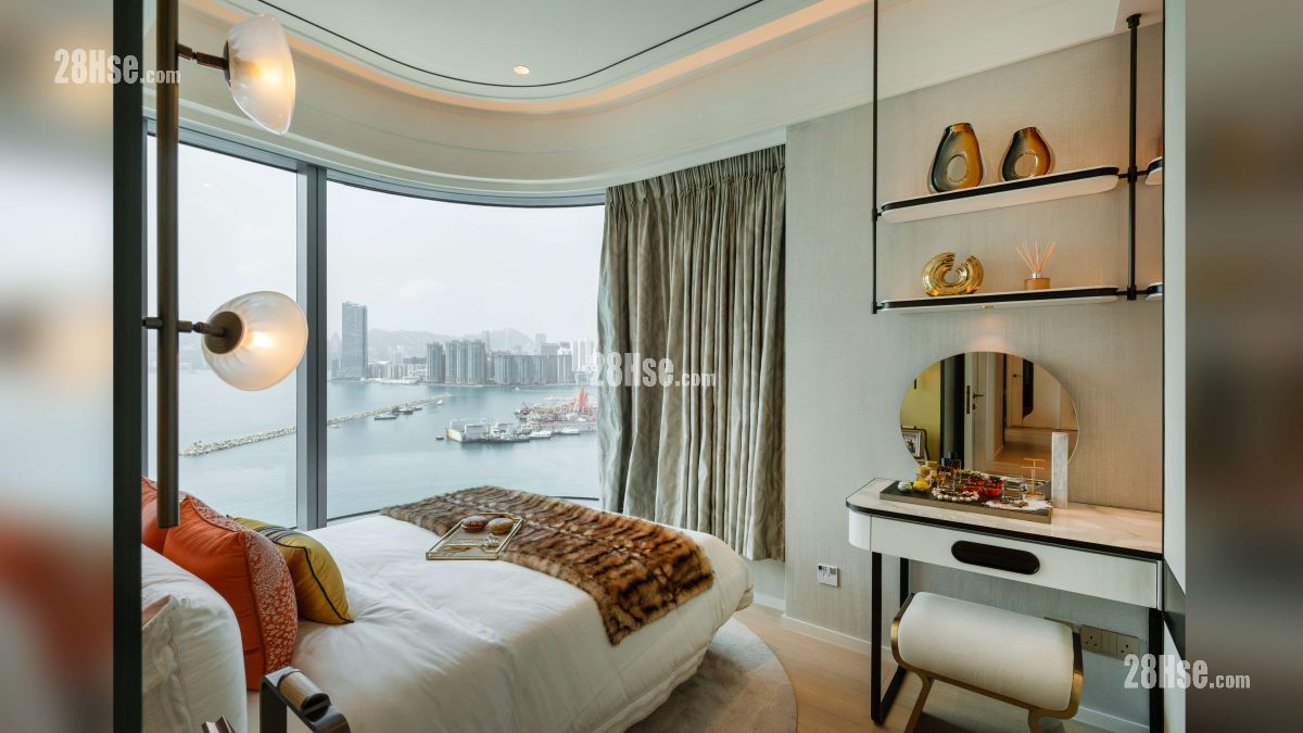 维港湾畔 2B期 示范单位 主人睡房部分