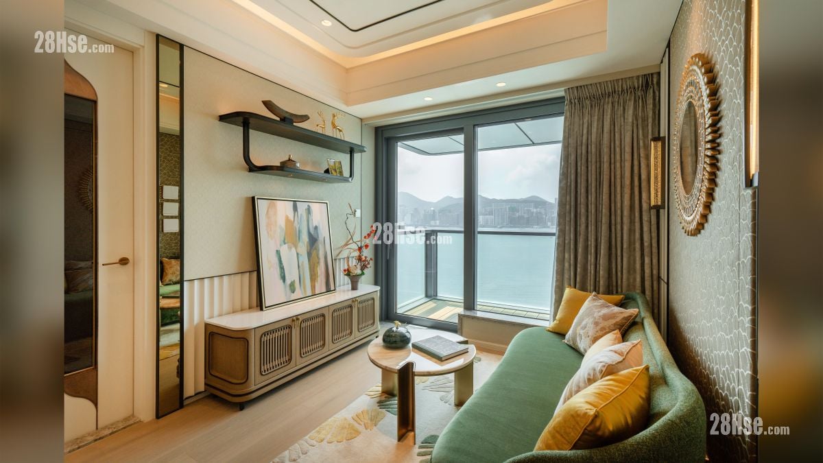 维港湾畔 2B期 示范单位 客厅部分