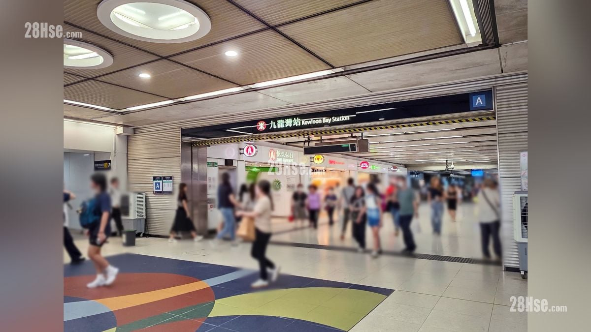 维港湾畔 2B期 交通配套 九龙湾港铁站, 距离项目约 2 公里