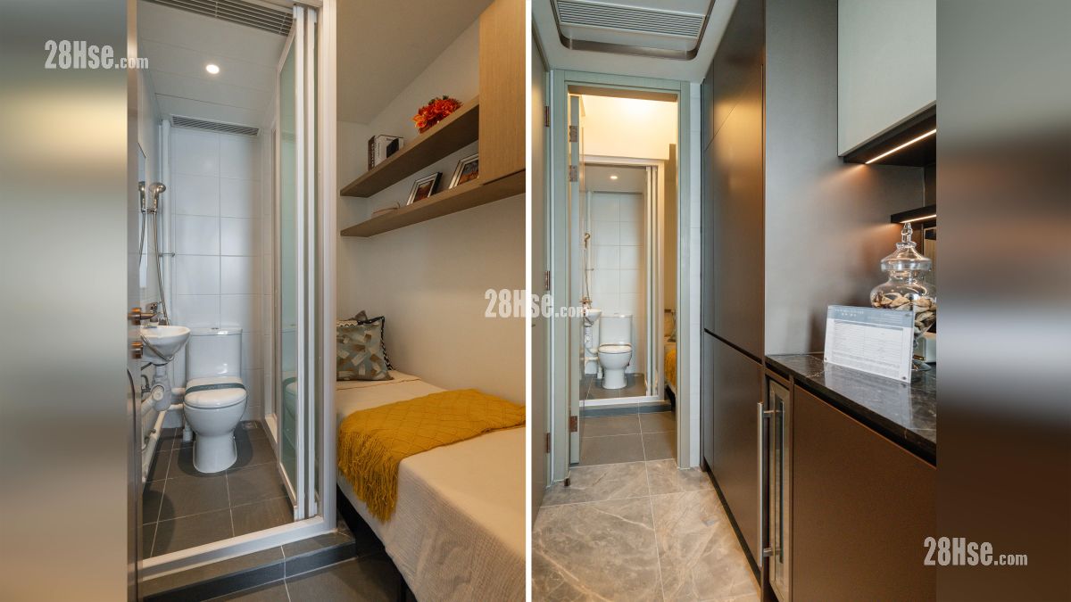 维港湾畔 2B期 示范单位 厨房内部设有工作间