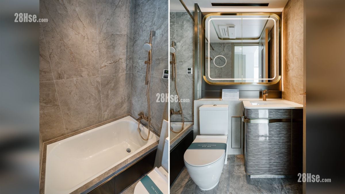 维港湾畔 2B期 示范单位 主人房浴室部分