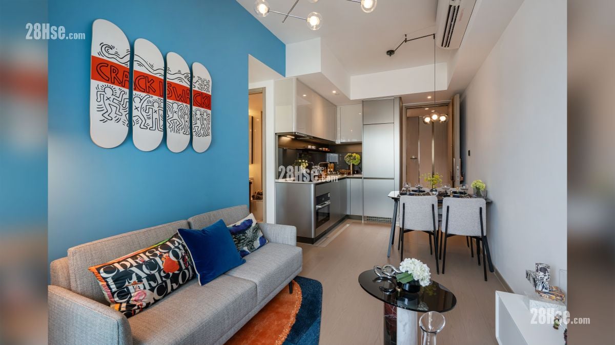 啟德海灣 2 示範單位 從露台部分觀看