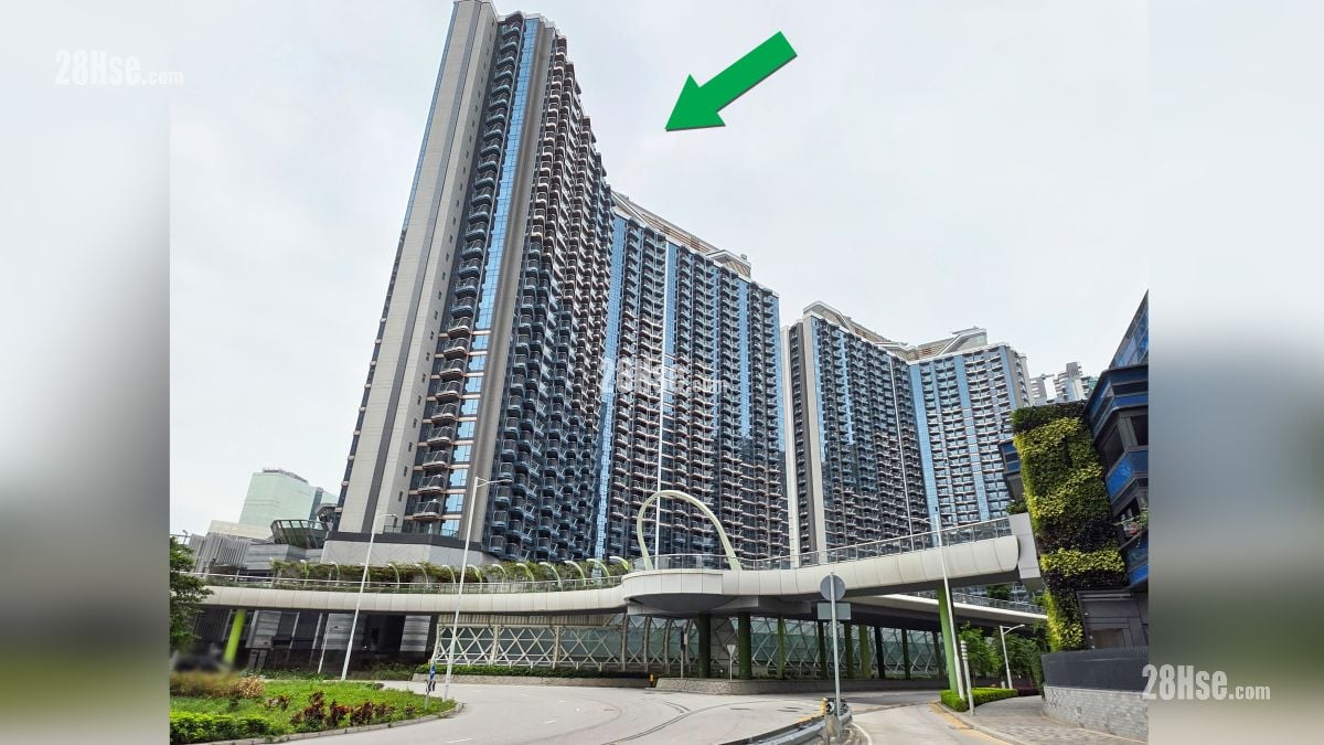 啟德海灣 2 屋苑設施環境 項目 (綠色箭嘴部分) 外的承豐道近迴旋處部分