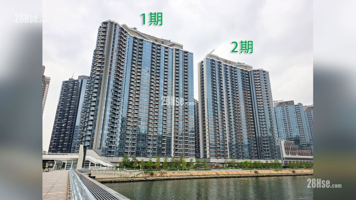 啟德海灣 2 屋苑其他期數 項目 1, 2 期位置 (從啟德橋觀看)