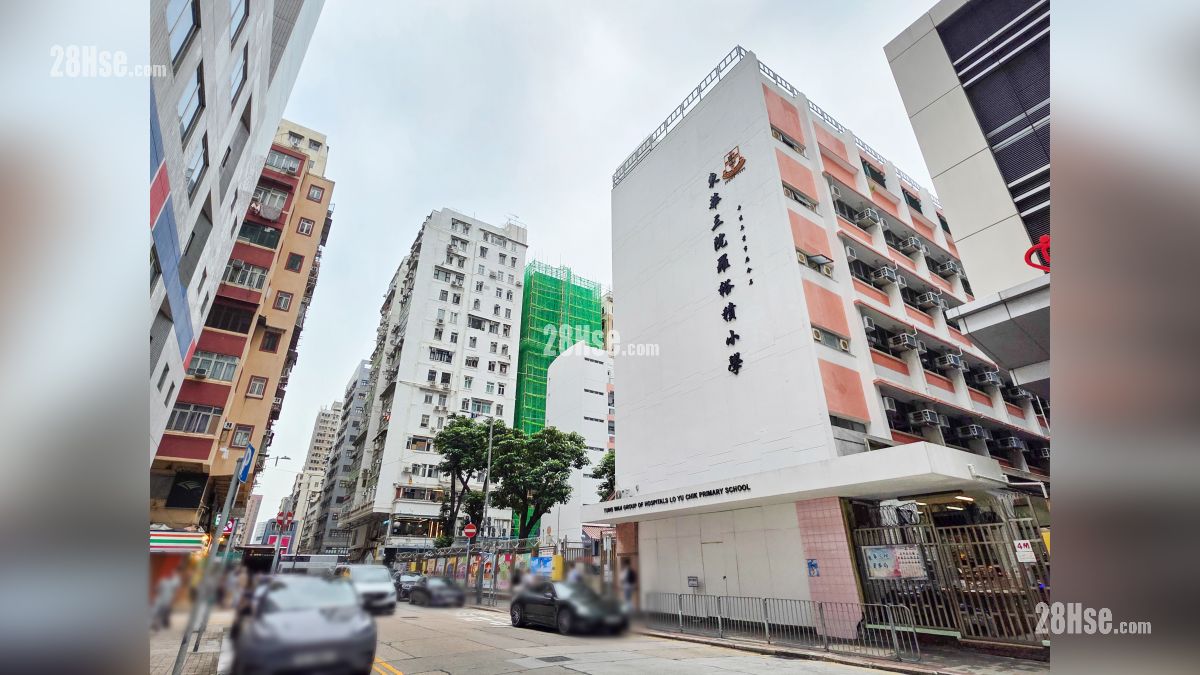 原舍 附近設施 東華三院羅裕積小學, 位於碧街,  距離項目約 450 米