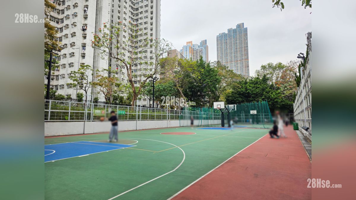 原舍 附近設施 櫻桃街公園設有籃球場, 足球場, 距離項目約 200 米