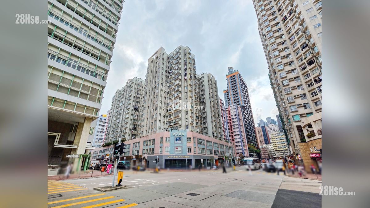 首岸 第一期 附近街道 项目外的庇利街与崇安街交界