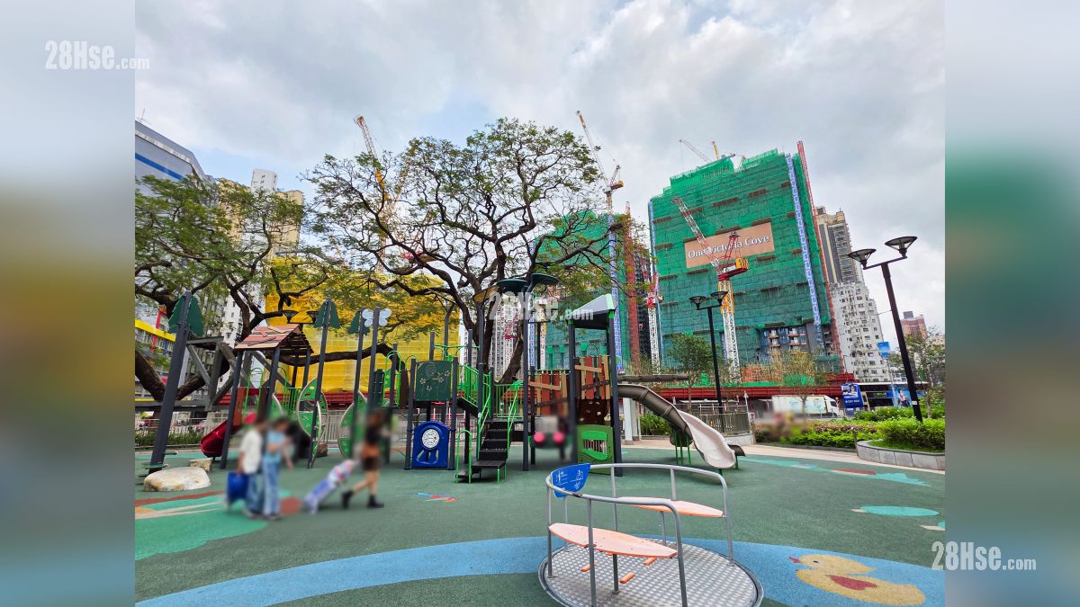 首岸 第三期 附近設施 馬頭圍道/ 土瓜灣道花園, 近土瓜灣港鐵站