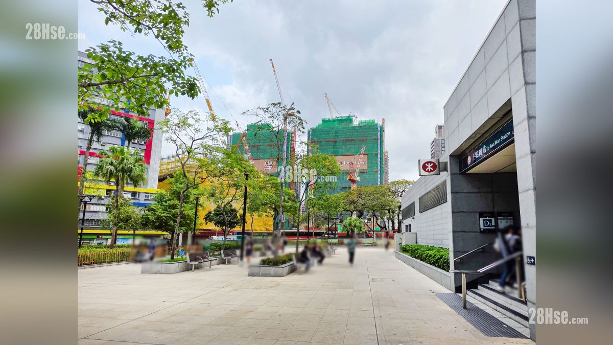 首岸 第三期 交通配套 土瓜灣港鐵站 D2 出口, 距離項目約 350 米