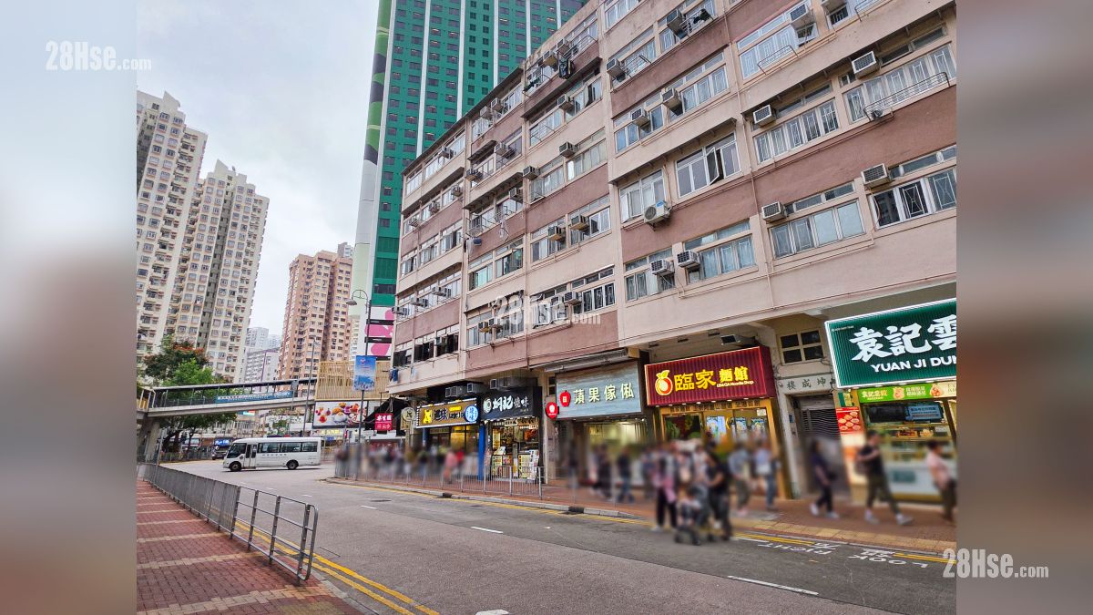 形瑨 鄰近商場或食肆 荃灣街市街一帶設有食肆商舖