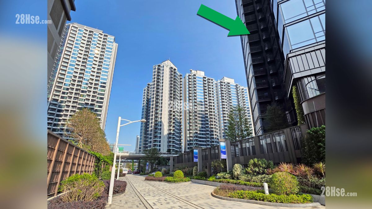 天玺海 2B期 周边大厦 项目 (绿色箭嘴部分) 对面的柏蔚森, Miami Quay