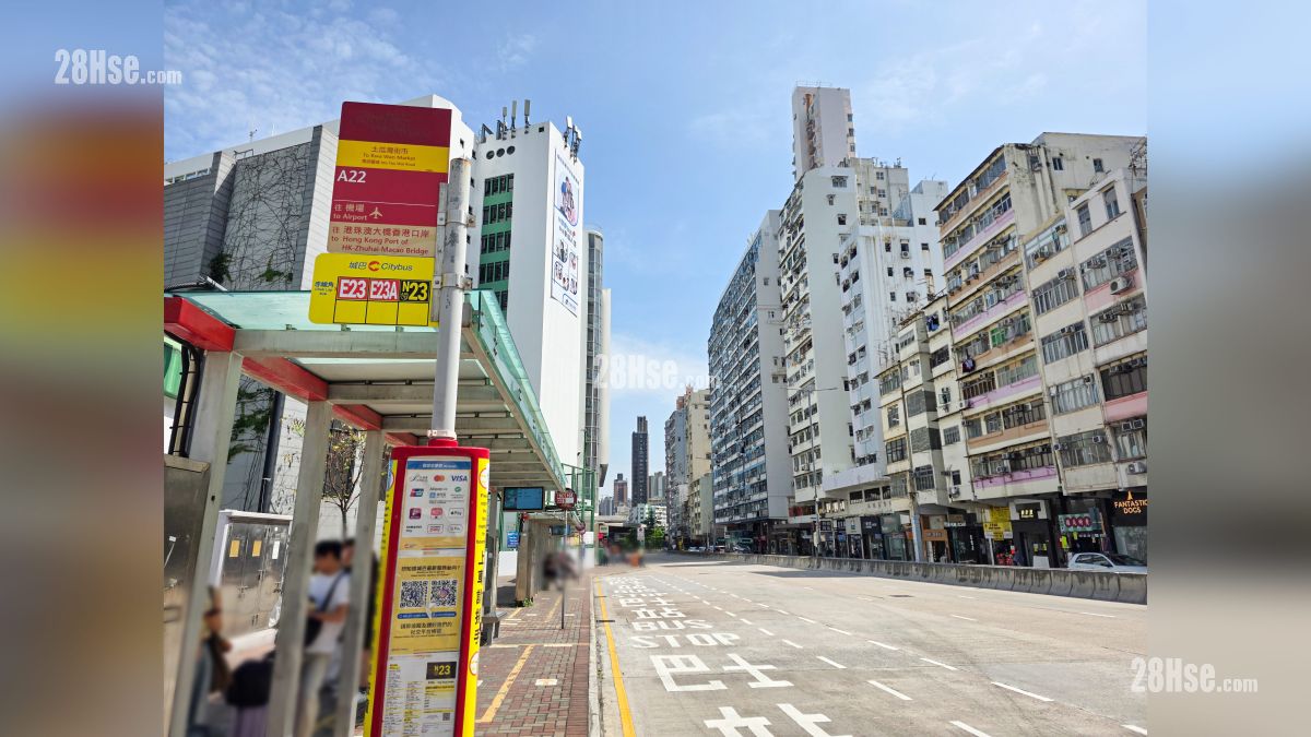 壹沐 2期 交通配套 馬頭圍道設有城巴巴士站 (A22,E23,E23A,N23)