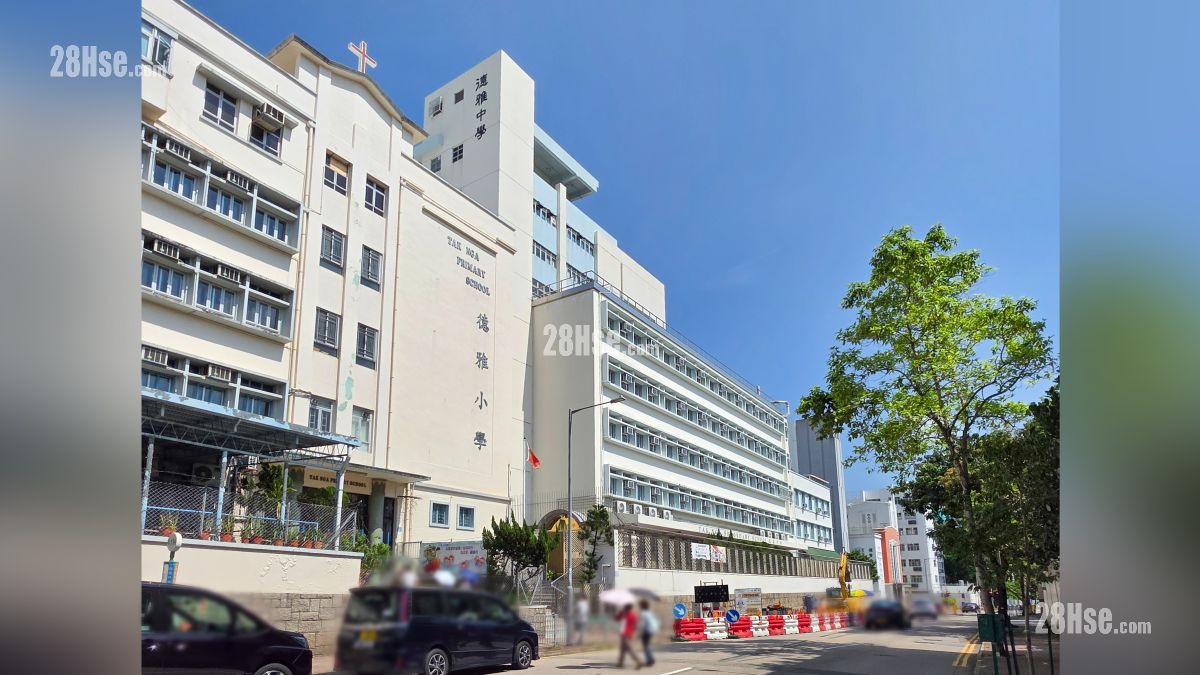 德雅小學, 德雅中學, 位於達之路, 距離項目約 400 米
